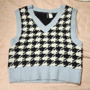 New Jacquard knit sweater vest